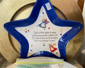 Charger Plates and Star Plate