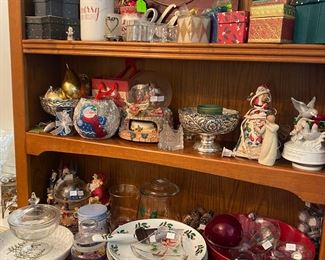 Christmas Serving Pieces and Ceramic Items