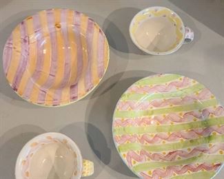 MacKenzie-Childs cups and bowls