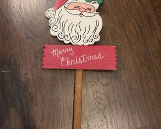 Wooden Merry Christmas sign 40" tall