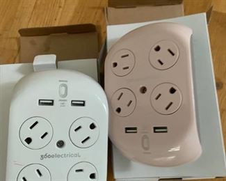 Electrical adapters with USB ports