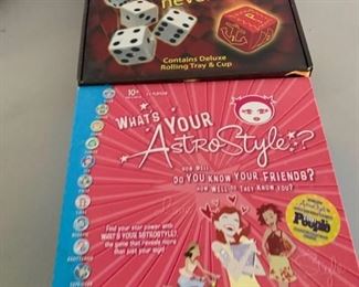 Power Yahtzee and What's your Astro style games