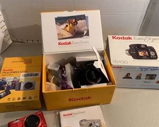 Kodak easy share and Kodak pix pro digital cameras