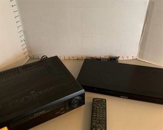 Sony DVD player and VCR