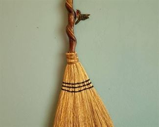 Corn broom decor, about 36"