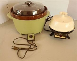 Rival crockpot with Oster egg cooker
