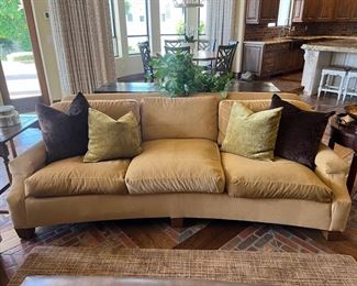 A Rudin Custom Sofa - $950.00

Dimensions: 92"W x 38"D x 31"H x 18" seat height