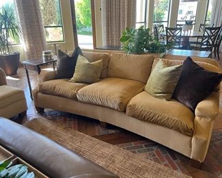 A Rudin Custom Sofa - $950.00

Dimensions: 92"W x 38"D x 31"H x 18" seat height