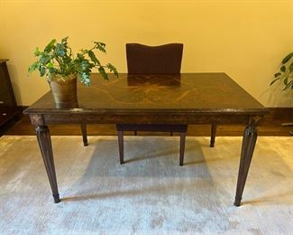 Eastern Legends Writing Desk - $1,200.00

Dimensions: 56"W x 36"D x 29.5"H

Chair sold separately