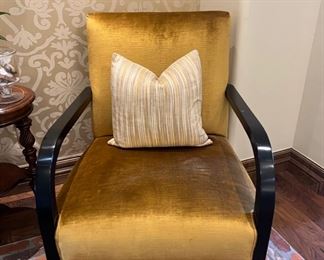 Swaim Accent Chair - $1,500.00

Dimensions: 26"W x 32"D x 34.5"H x 19" seat height