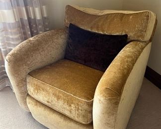 Custom Upholstered Club Chair - $1,000.00

Four chairs available. Sold separately.

Two ottomans available. Sold separately.

Chair dimensions: 32.5"W x 34"D x 28"H