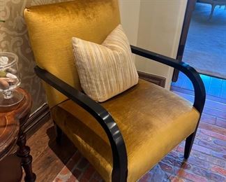 Swaim Accent Chair - $1,500.00

Dimensions: 26"W x 32"D x 34.5"H x 19" seat height