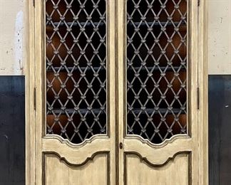 Dennis & Leen Piedmontese Display Cabinet - $5,000.00

Dimensions: 77" overall width x 17"D x 125"H

Recessed lighting

Shelving inside