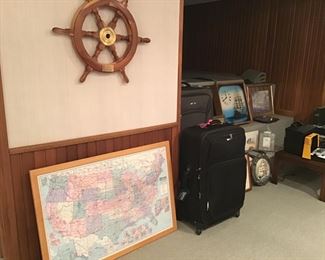 Luggage, US map