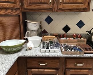 Silverware and pyrex