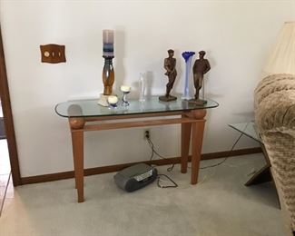 Beautiful glass top table