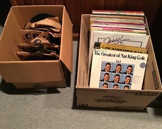 2 boxes vinyls