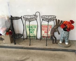 Metal planters