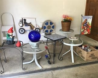 More patio tables and outdoor things