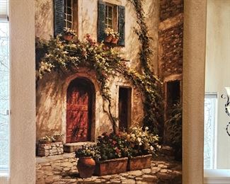 Large Wall Art on Stretched Canvas - 32" x 43" - Transfer on Canvas