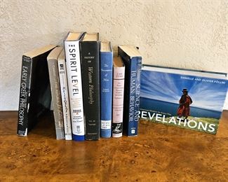 Set of 9 Assorted Books on Philosophy and Wisdom