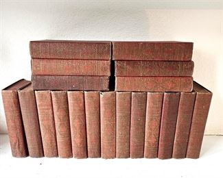 Set of 19 Volumes of the 1930s The University Library by Doubletree, Doran Assorted Volumes and Titles