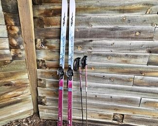 Pair of TUA Cirque Skis 192s Made in Italy - w/ poles