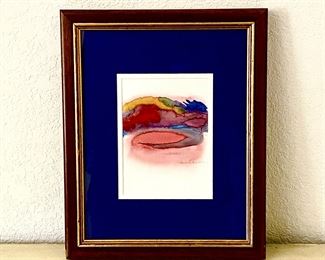 Framed Watercolor