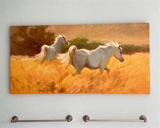  Canvas Horse Print by Lani Vlaanderen titled "Meadow"