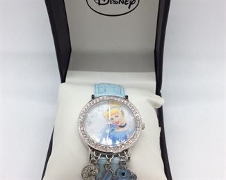 New Disney's Cinderella Rhinestone and Charm Watch