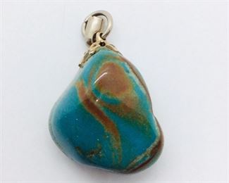 Stone Pendant - Turquoise Color