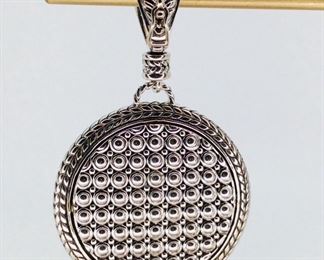 Sterling Silver Circular Pendant