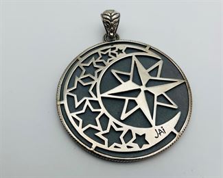 Sterling Silver Circular Pendant