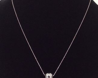 Sterling Silver Chain with Ball Pendant