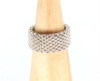 Sterling Silver T & Co Ring