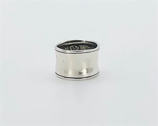Sterling Silver Concave Band
