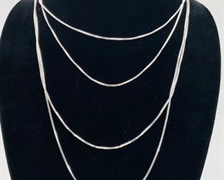 Long Sterling Silver Chain