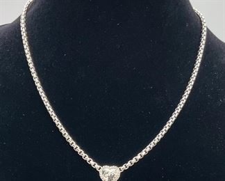 Sterling Silver Heart Necklace