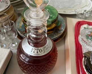 1776 Seagram’s Tiffany bottle