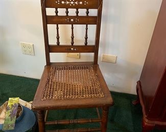 East Lake caned  seat chair