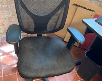 Office chair on wheels