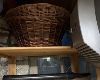 Woven laundry baskets 