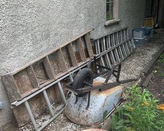 Wheel Barrel & Ladders