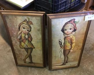 Pair of vintage art