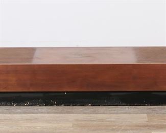        199	Mid Century Modern Cocktail and Side Tables Set	"Mid Century Modern set of a cocktail table and two marble topped side tables. 20th century. Pressboard tables with black pressboard bases. Marble tops stamped ""MDC"" and ""MADE  ITALY"" on underside of each. Chips and losses to marble. Chips, scratches, water damage, and losses throughout pressboard of both side tables. Staining and wear to tops of cocktail and side tables. Chips, scratches, gouges, and losses to pressboard throughout cocktail table. 

Cocktail table: 60"" W x 18"" D x 11 1/4"" H. 57 lbs. Side tables: 16"" W x 16"" D x 13 7/8"" H. 20 lbs. each."
