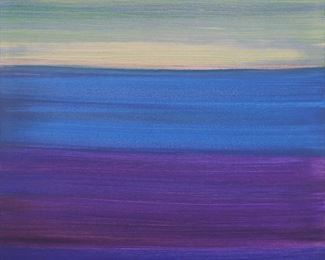        242	Stanley Lindwasser Acrylic on Canvas Stripes	Stanley Lindwasser (American, Beacon, New York, 1947-2020). Acrylic on canvas abstract with stripes. Signed and dated 2018 on verso. 48" x 36" (with frame 49 1/2" x 37 1/2"). Minor paint loss along edges.
