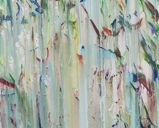        247	Stanley Lindwasser Acrylic on Canvas Abstract	Stanley Lindwasser (American, Beacon, New York, 1947-2020). Acrylic on canvas abstract. Signed and dated 2010 lower right and on verso. 48" x 36".
