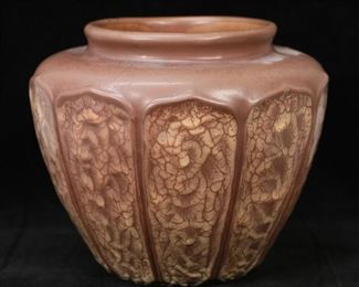        255	Hampshire Pottery Vase	Hampshire pottery vase. Shape 129, brown glazes, incised Hampshire Pottery and M inside O marks to the underside. 5 5/8"H.
       255	Hampshire Pottery Vase	Hampshire pottery vase. Shape 129, brown glazes, incised Hampshire Pottery and M inside O marks to the underside. 5 5/8"H.
