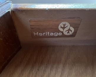 Heritage Kidney Schaped Desk with protective glass top