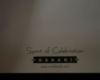 Sasaki Crystal Plaque